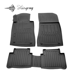Guminiai 3D kilimėliai MERCEDES BENZ E-Klasė (W211) 2WD 2002-2009 (Juodos spalvos)